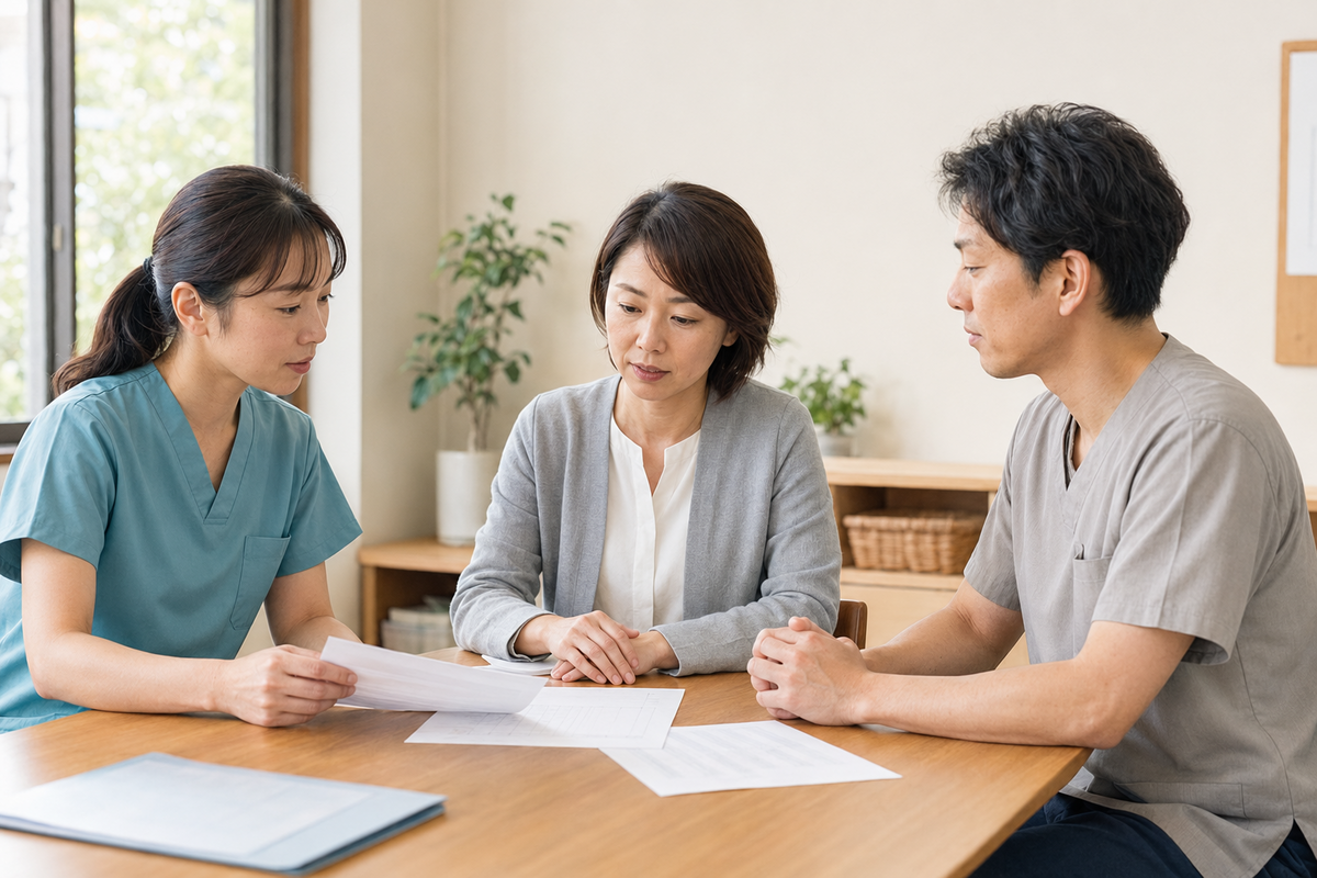 医療・介護の関係者が地域連携について話し合う様子